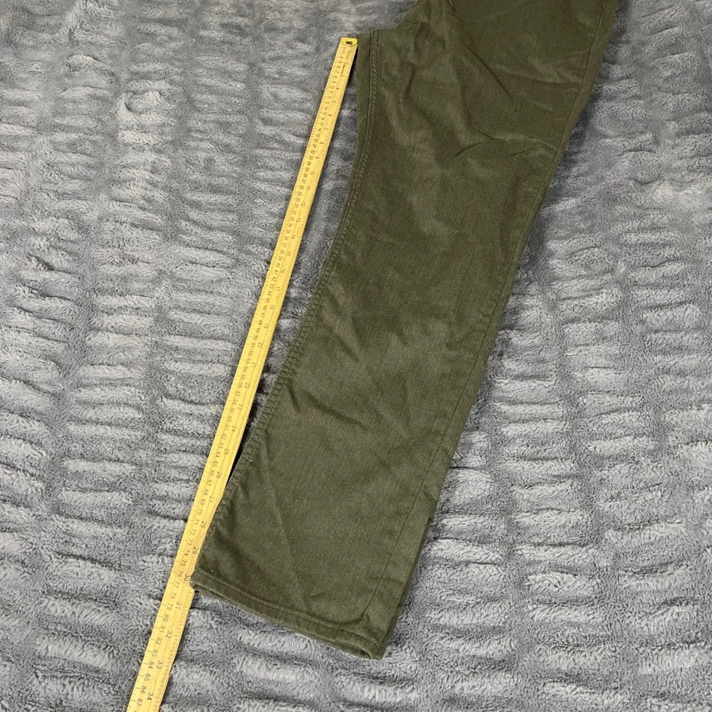 Banana Republic Mens Travel Jean Slim‎ Fit Olive Green Stretch Pants 38x32 AP040